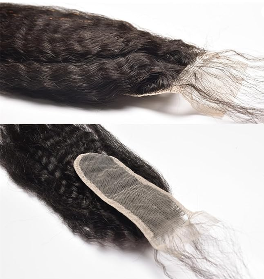 HD 2"x6" Kinky Straight Closure