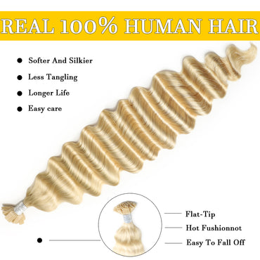 #613 Loose Deep Wave K-Tip - Pure Hair Factory