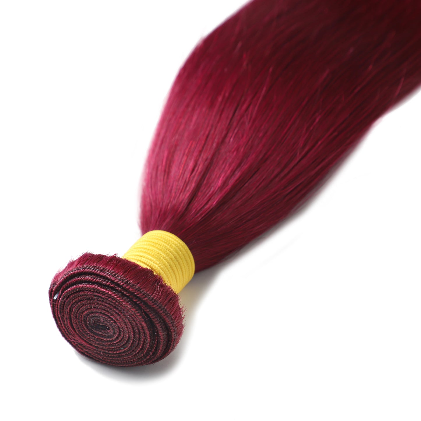 Burgendy Color Straight Bundle