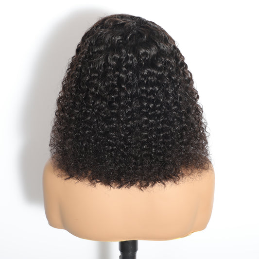 HD 13"x4" Curly Frontal Bob