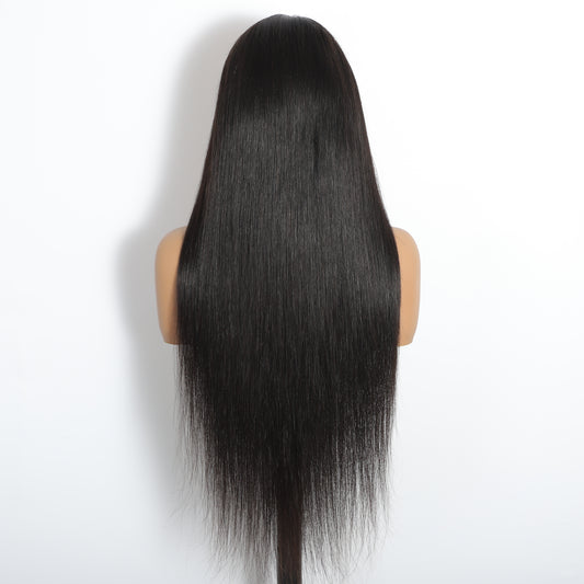 Straight 13"x4"Transparent Full Frontal Lace Wig