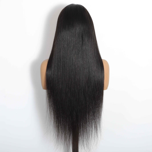 Straight 13"x4"Transparent Full Frontal Lace Wig