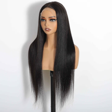 Straight 13"x4"Transparent Full Frontal Lace Wig