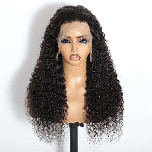 Water Wave 13"x4"Transparent Full Frontal Lace Wig