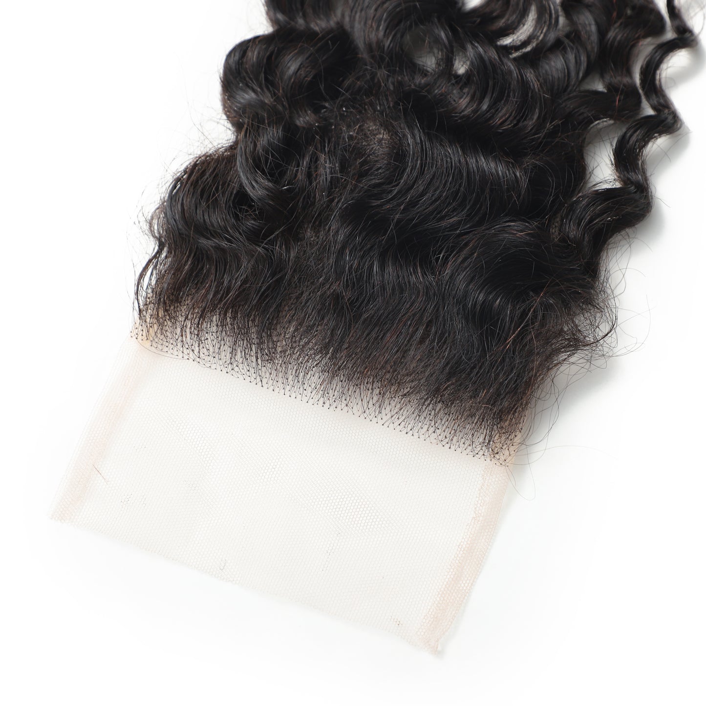 4x4 Transparent Lace Water Wave Closure