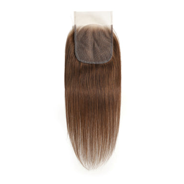 #4 Color  5x5 Transparent Lace Straight Closure