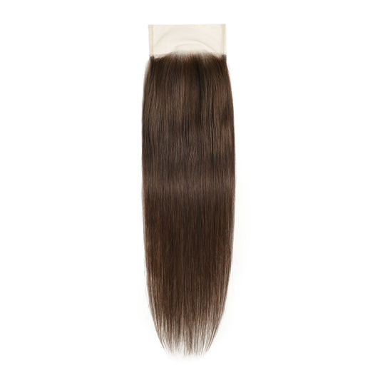 #2 Color  5x5 Transparent Lace Straight Closure
