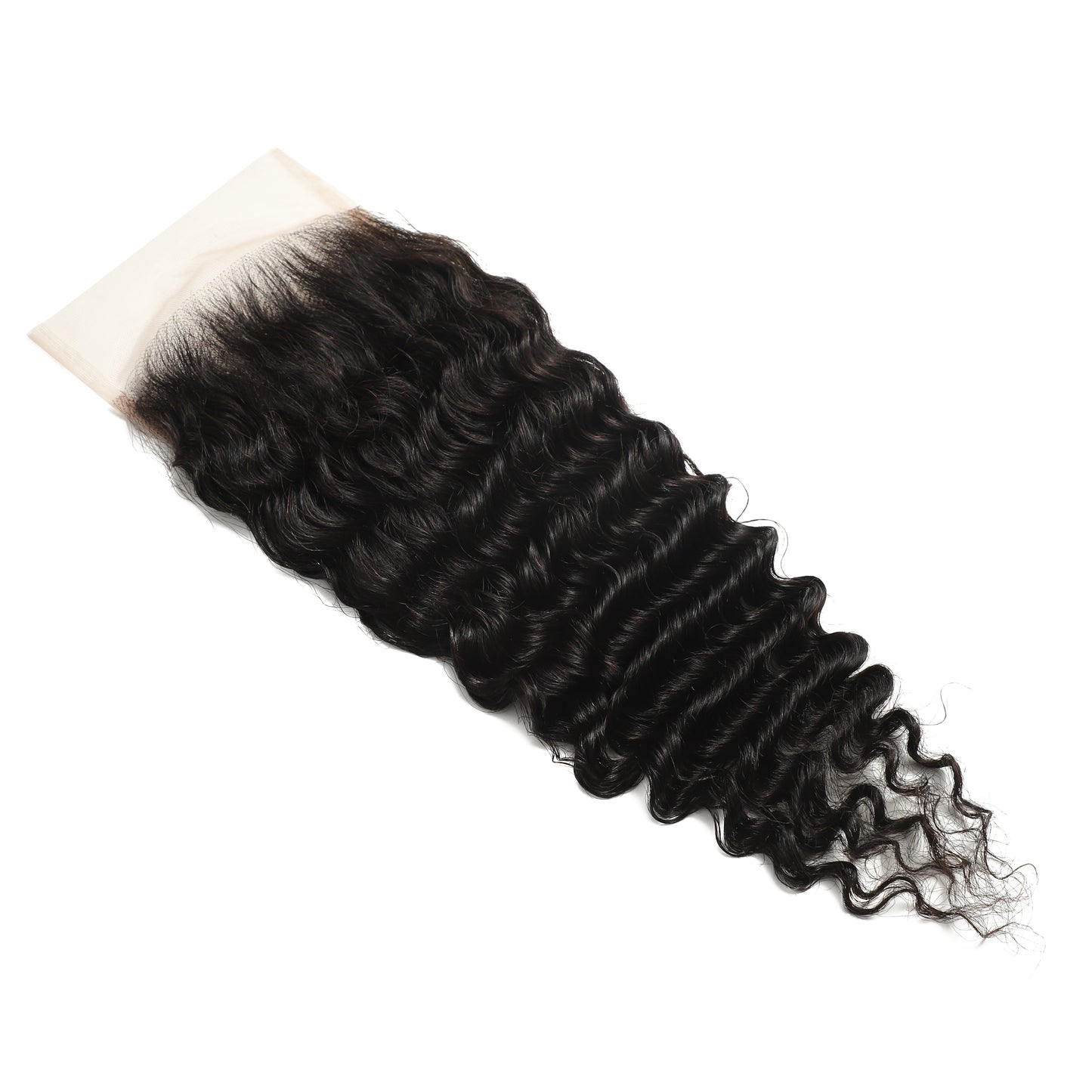 5x5 Transparent Lace Loose Deep Closure