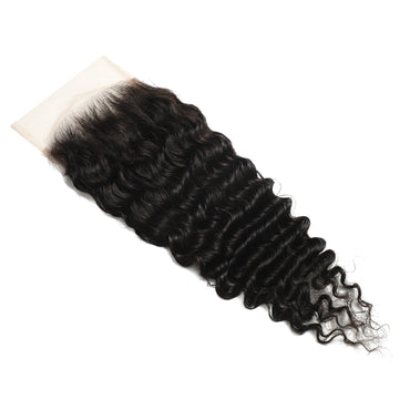 5x5 Transparent Lace Loose Deep Closure