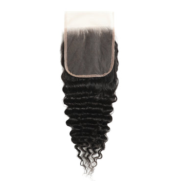 5x5 Transparent Lace Deep Wave Closure