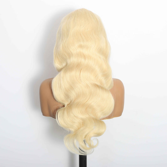 #613 HD 13"X4" Body Wave Full Frontal Lace Wig