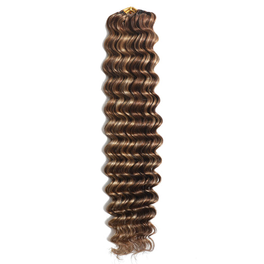 50 Strands #P4/27 Deep Wave Crochet Extensions