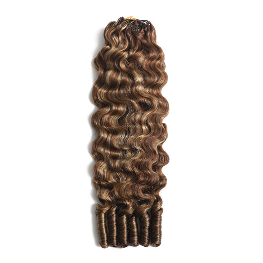 50 Strands #P4/27 Burmeses curl Crochet Extensions