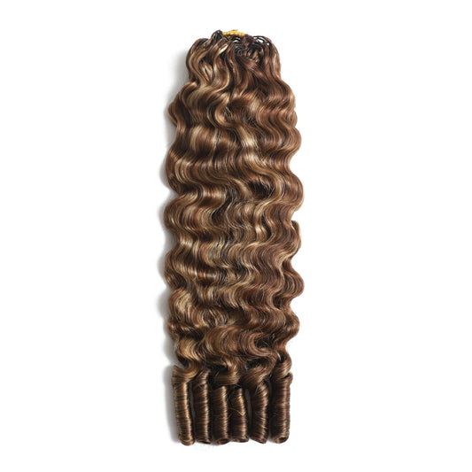 50 Strands #P4/27 Burmeses curl Crochet Extensions