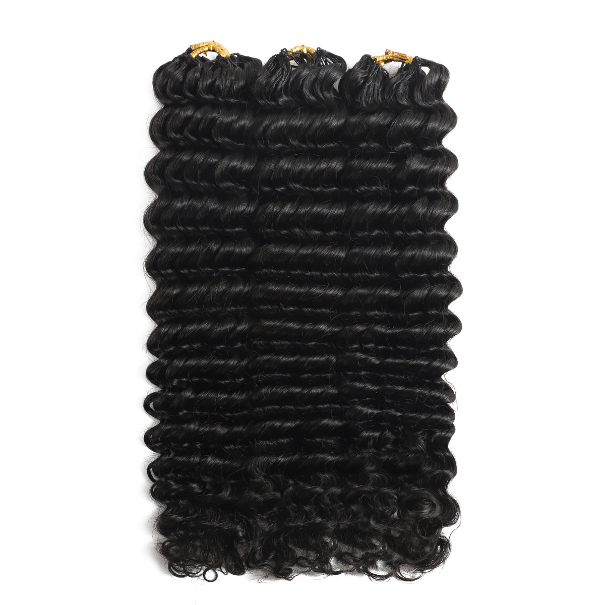 50 Strands Deep Wave Crochet Extensions