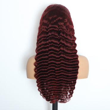 99J Color 13x6 Deep Wave Wig