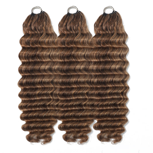 #P4/27 Loose Deep Wave Crochet Extensions