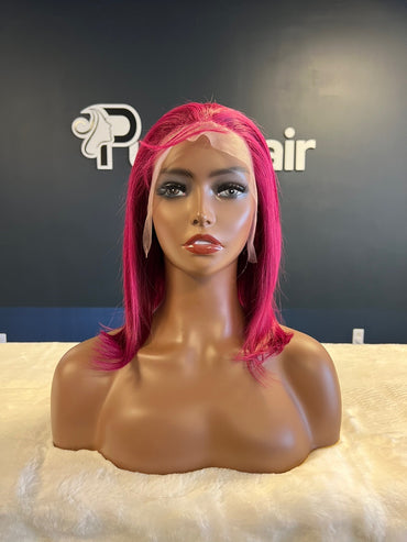 Burgundy Straight Bob