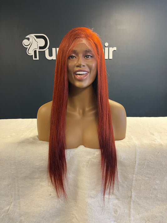 Ginger Color 13x4 Straight  Wig
