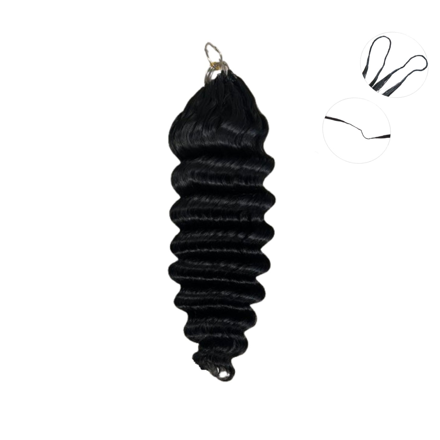 Loose Deep Wave Crochet Extensions