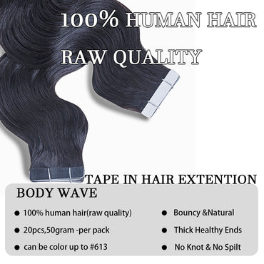 Body Wave Tape In