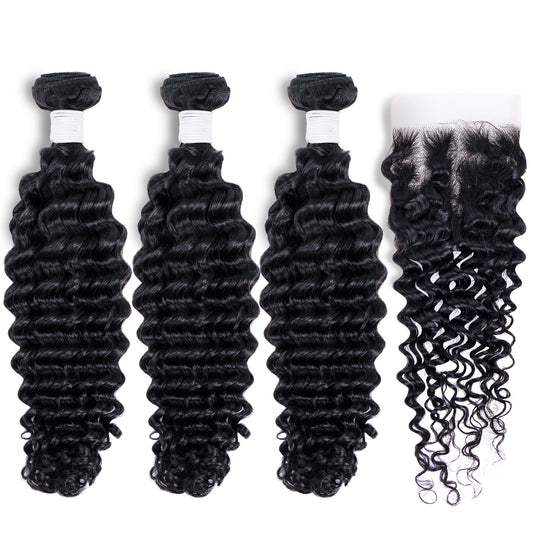 Raw Deep Wave 3 Bundles With Closure