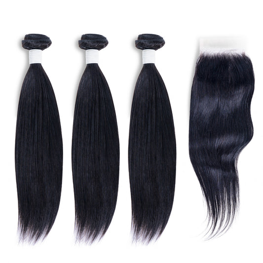 Raw Straight 3 Bundles With Closure