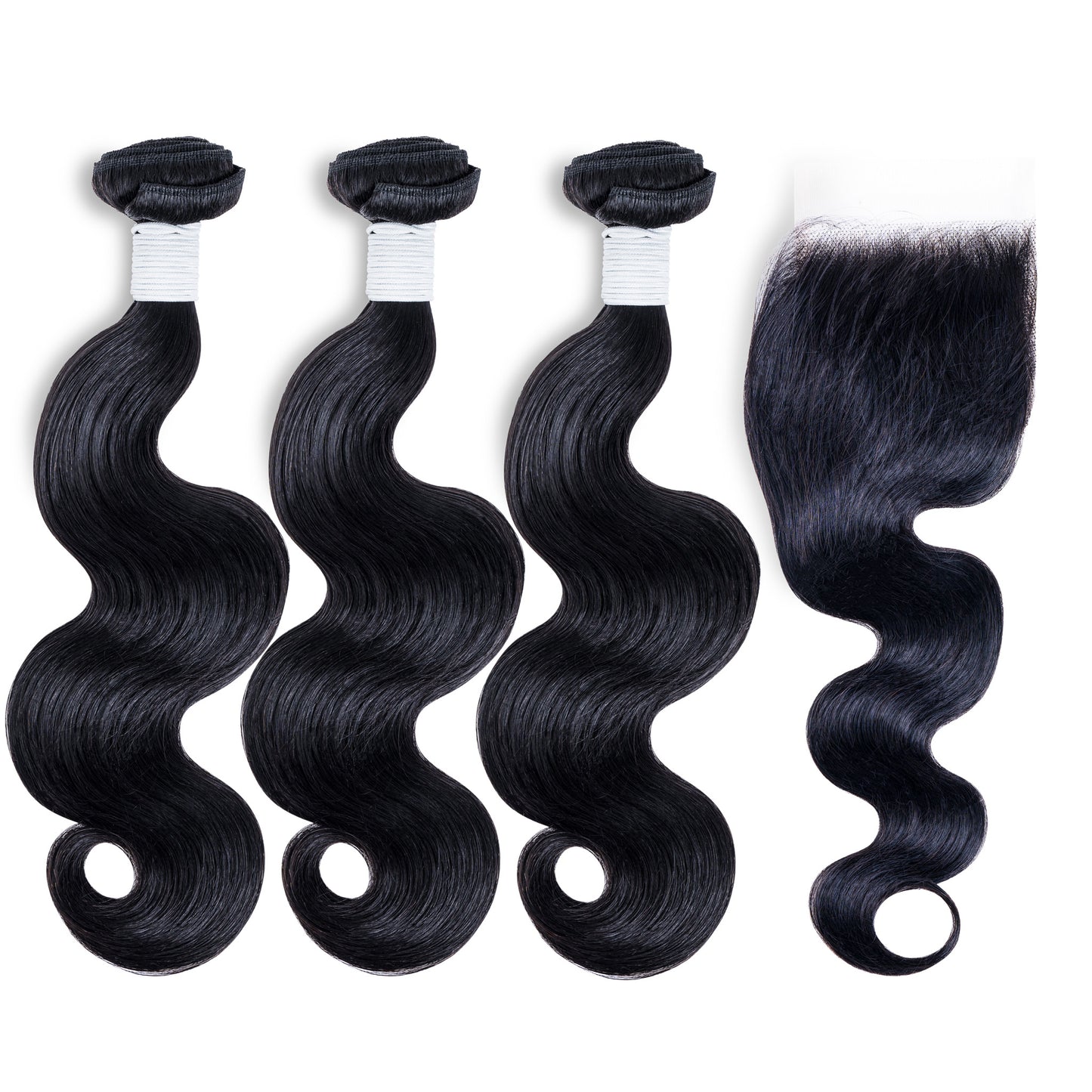 Raw Body Wave 3 Bundles With Closure