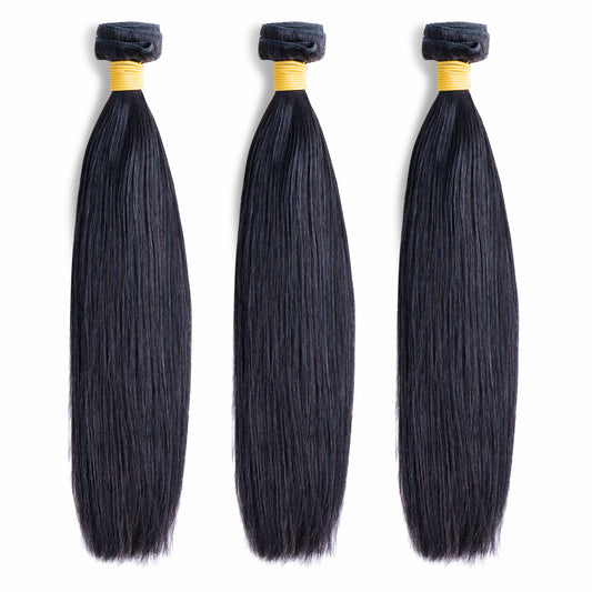 Premium Virgin Straight 3 Bundle Set