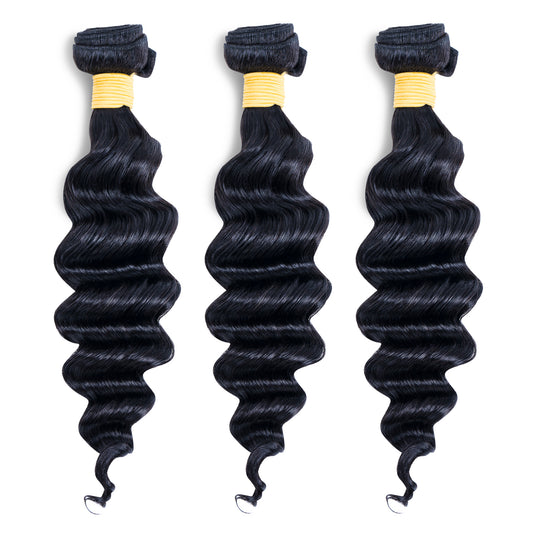 Premium Virgin Loose Deep Wave 3 Bundle Set