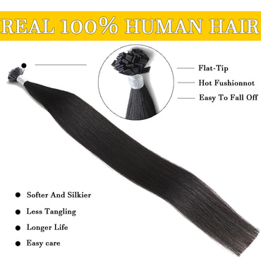 Straight K-Tip - Pure Hair Factory