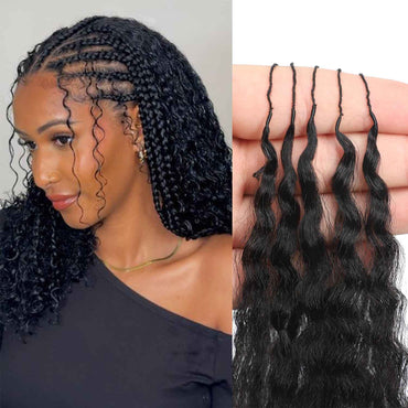 50 Strands  Burmese Curl Crochet Extensions