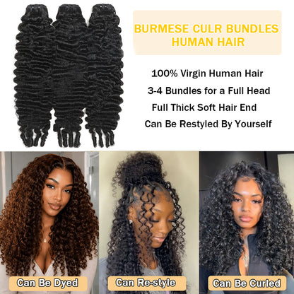 Burmese Curl Bundle(Virgin)