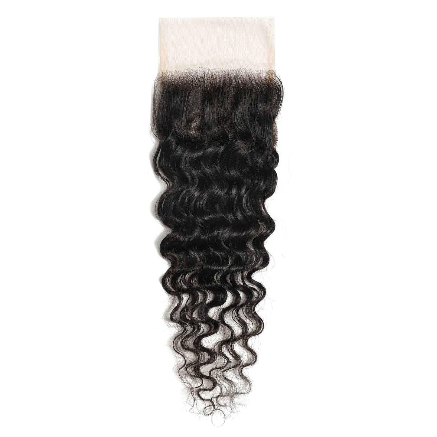 4x4Transparent Lace Loose Deep Closure