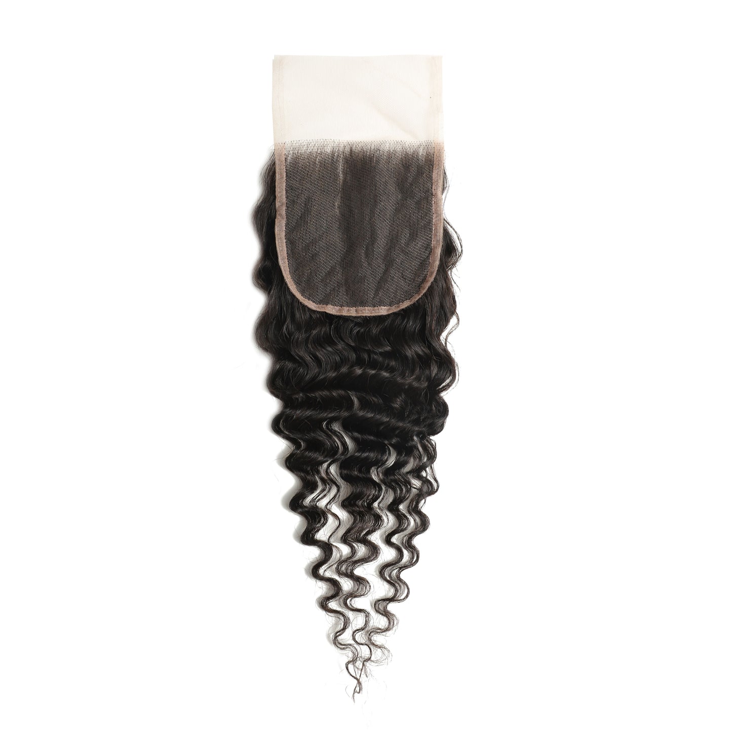 4x4 Transparent Lace Deep Wave Closure