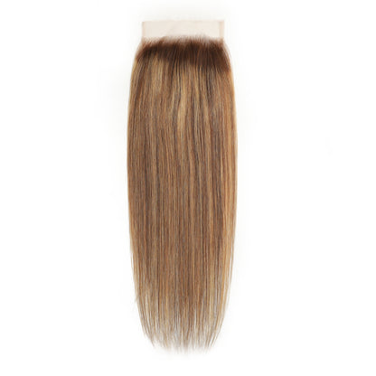 #P4/27  Hd 5"x5 "Straight Closure - Pure Hair Factory