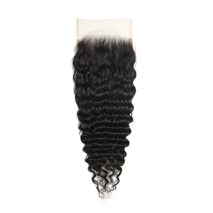 5x5 Transparent Lace Loose Deep Closure