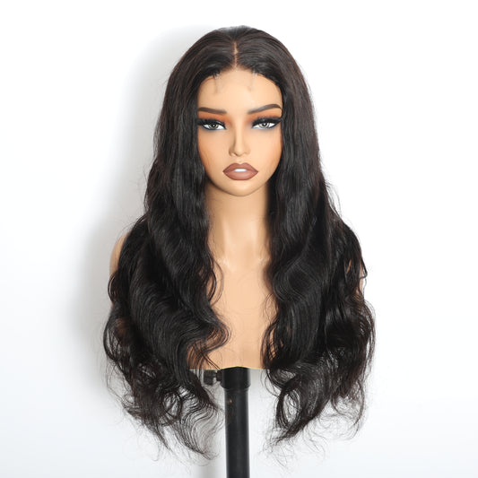 HD 2"x6"Pre-Bleach Body Wave Closure Wig