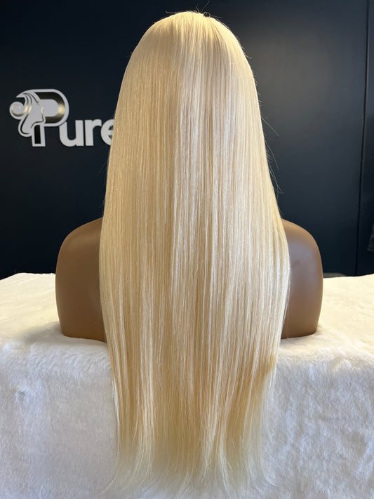 12A #613 HD 13"X4" Straight Full Frontal lace Wig