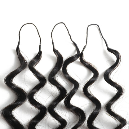 50 Strands Deep Wave Crochet Extensions