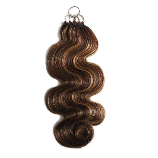 75 Strands  #P4/27 Body Wave Crochet Extensions