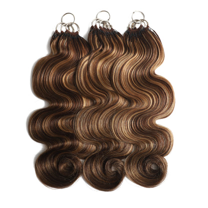 75 Strands  #P4/27 Body Wave Crochet Extensions