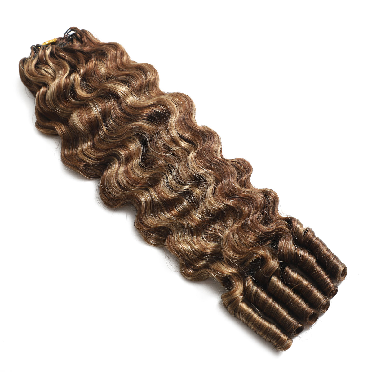 50 Strands  #P4/27 Burmeses curl Crochet Extensions