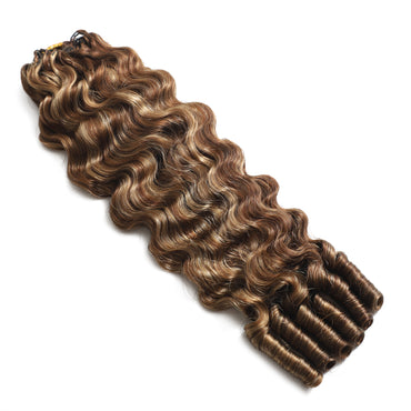50 Strands  #P4/27 Burmeses curl Crochet Extensions