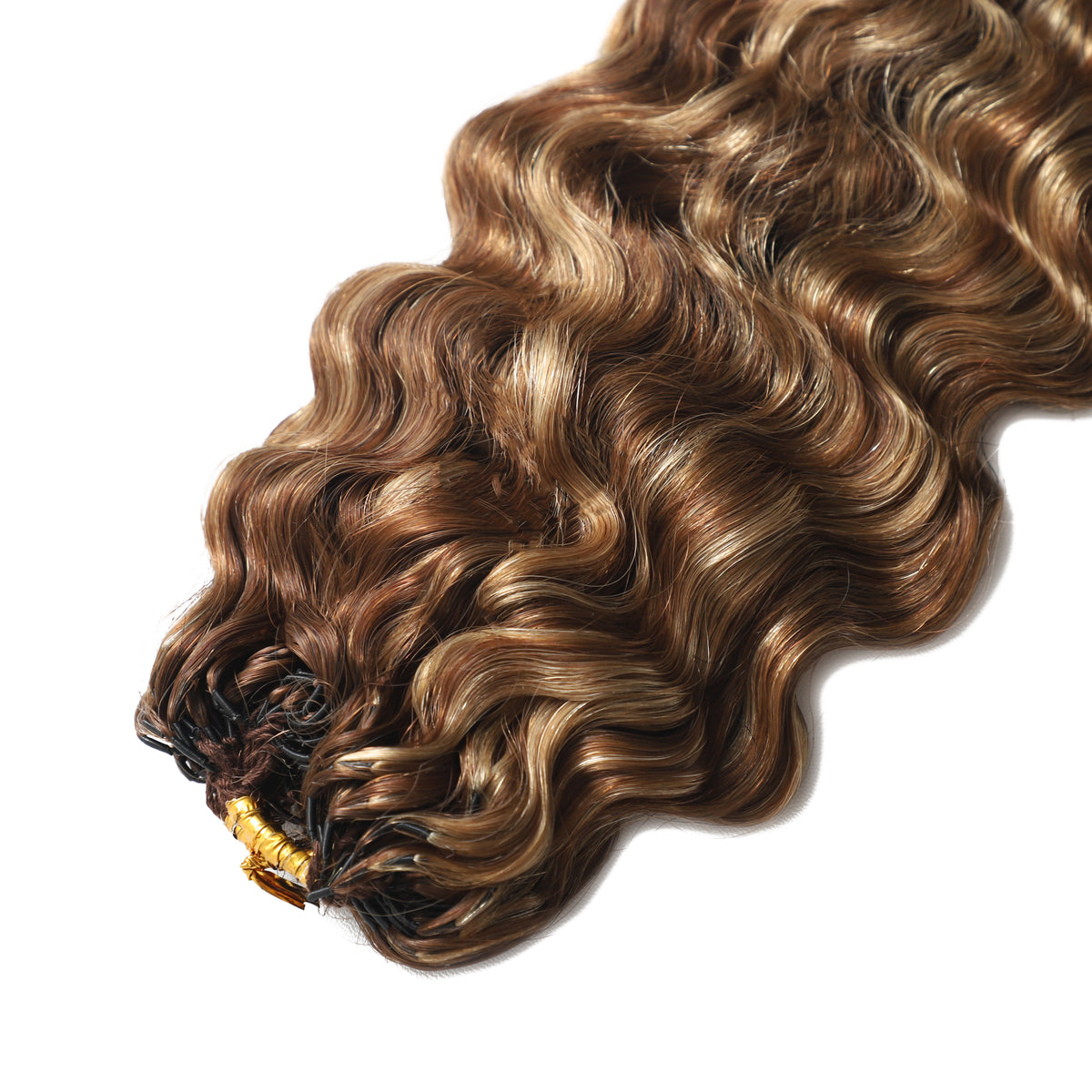 50 Strands  #P4/27 Burmeses curl Crochet Extensions