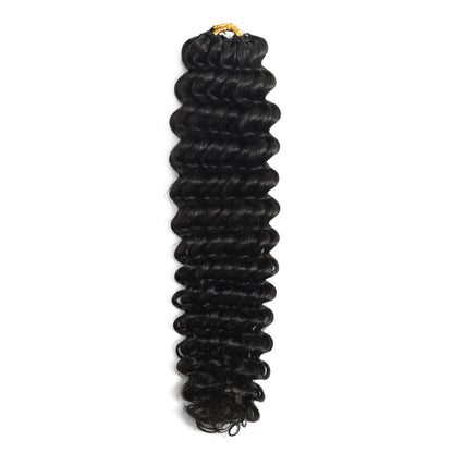 50 Strands Deep Wave Crochet Extensions