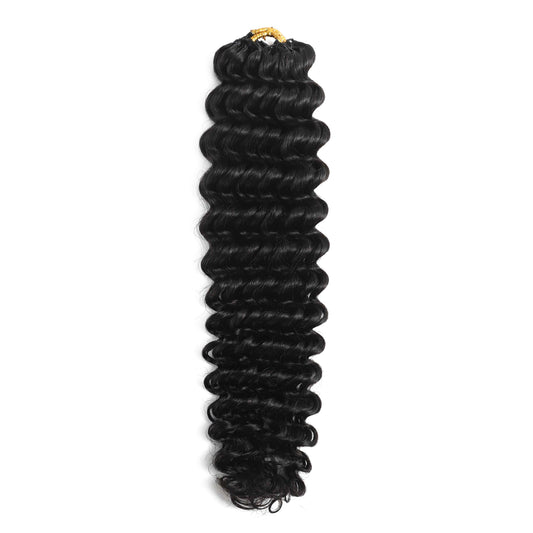 50 Strands Deep Wave Crochet Extensions
