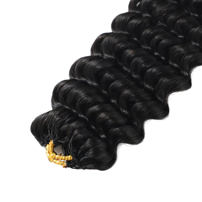 50 Strands Deep Wave Crochet Extensions