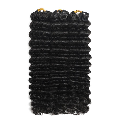 50 Strands Deep Wave Crochet Extensions