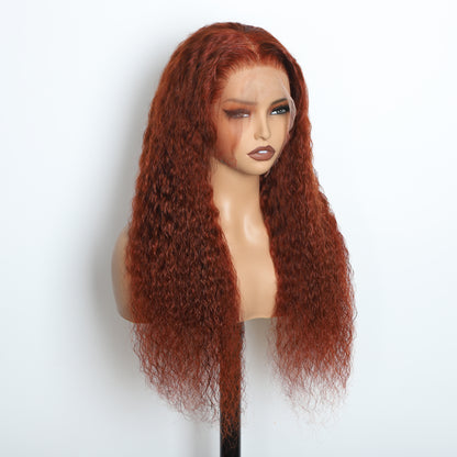 Ginger Color 13x6 Deep Wave Wig